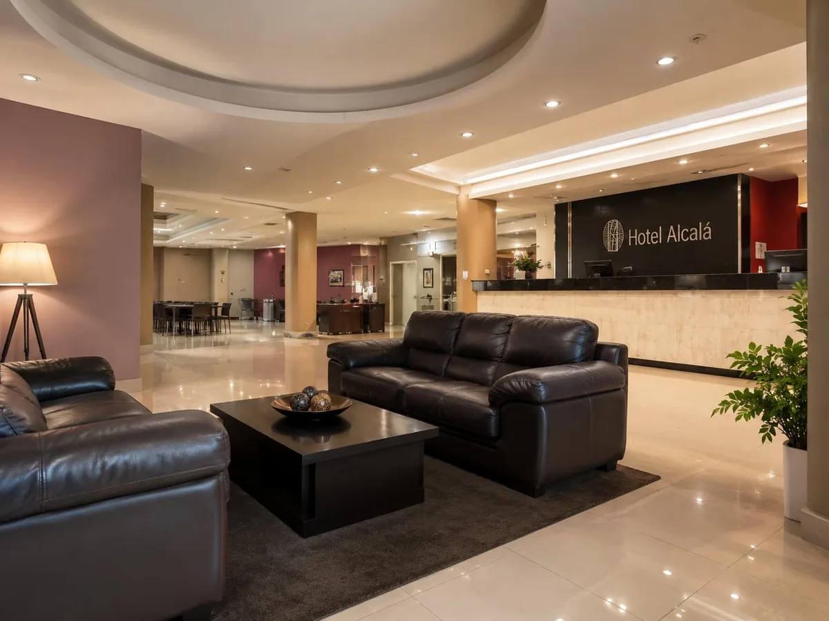 Lobby y recepción de Hotel Alcalá